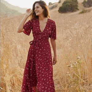 CHRISTY DAWN BLUEBELL DRESS IN CRIMSON BLOOM